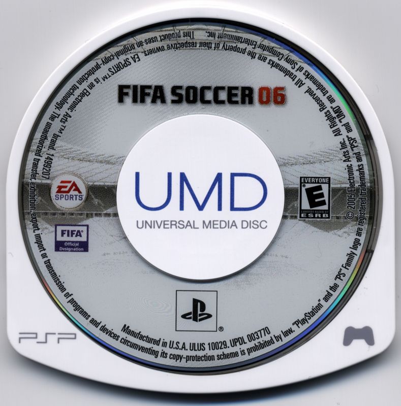 Media for FIFA Soccer 06 (PSP)