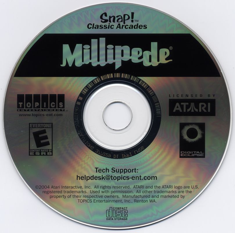 Media for Millipede (Windows) (Snap! Classic Arcades release)