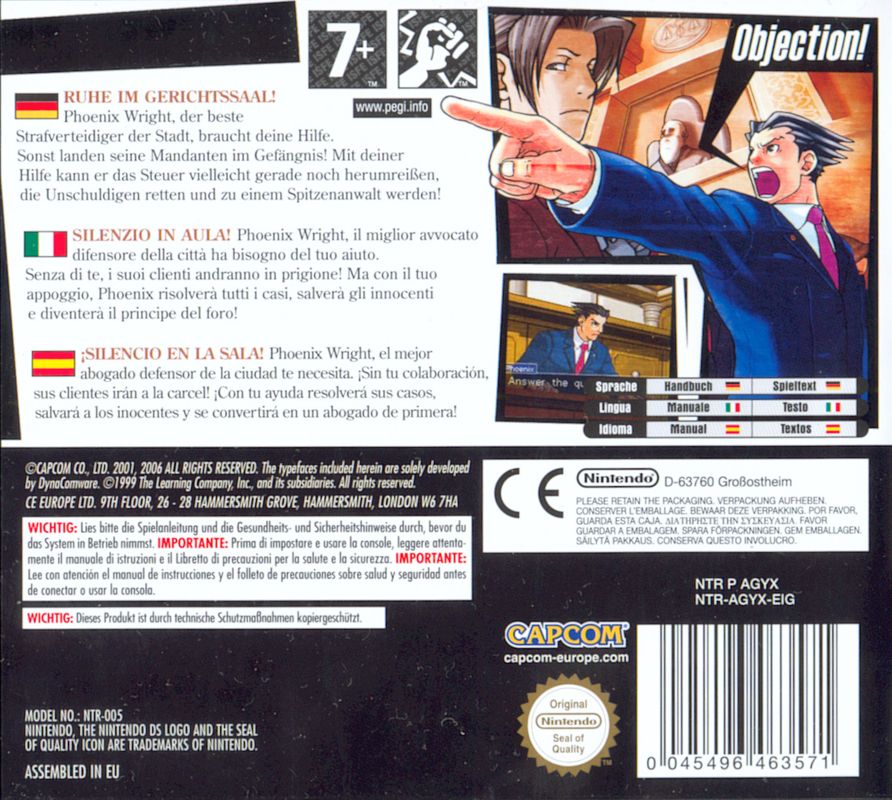 Case Makers - PHOENIX WRIGHT: ACE ATTORNEY FANSITE