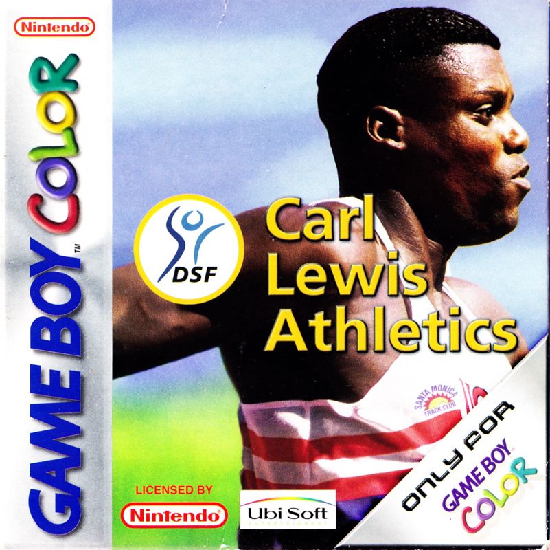 Front Cover for Carl Lewis Athletics 2000 (Game Boy Color)