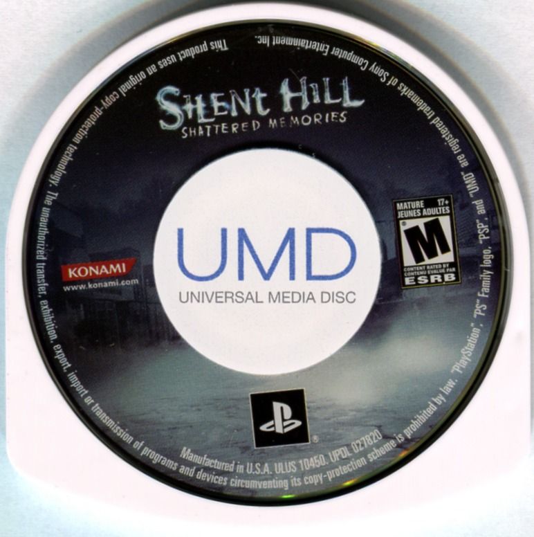 Media for Silent Hill: Shattered Memories (PSP)