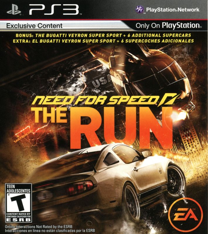 Front Cover for Need for Speed: The Run (PlayStation 3)