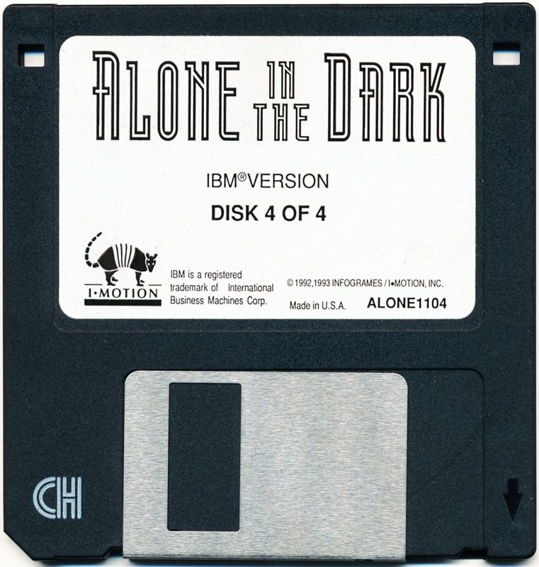 Media for Alone in the Dark (DOS) (Alternate release): Disk 4