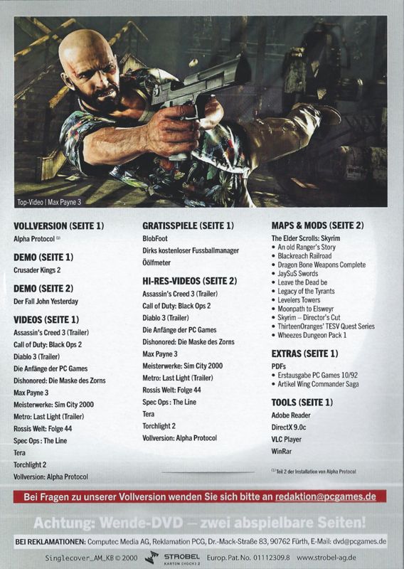 Alpha Protocol cover or packaging material - MobyGames