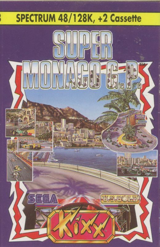 Front Cover for Super Monaco GP (ZX Spectrum) (Budget re-release)