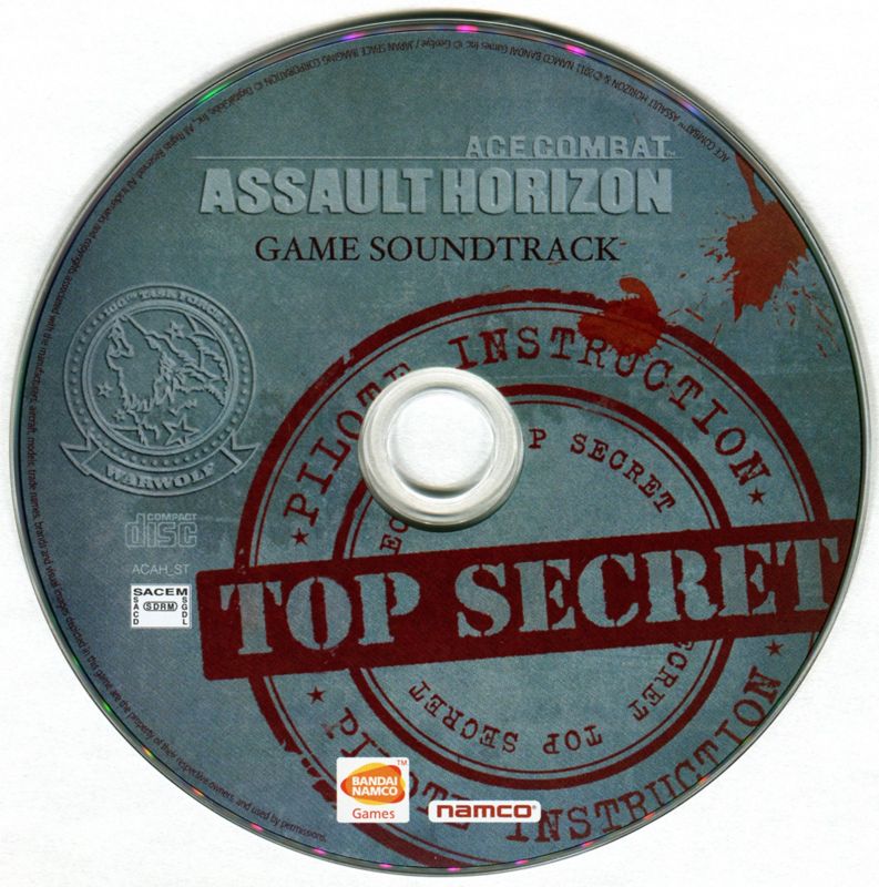 Soundtrack for Ace Combat: Assault Horizon (Limited Edition) (PlayStation 3)