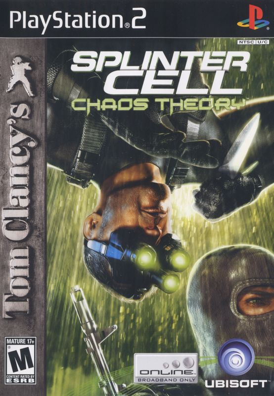 Front Cover for Tom Clancy's Splinter Cell: Chaos Theory (PlayStation 2)