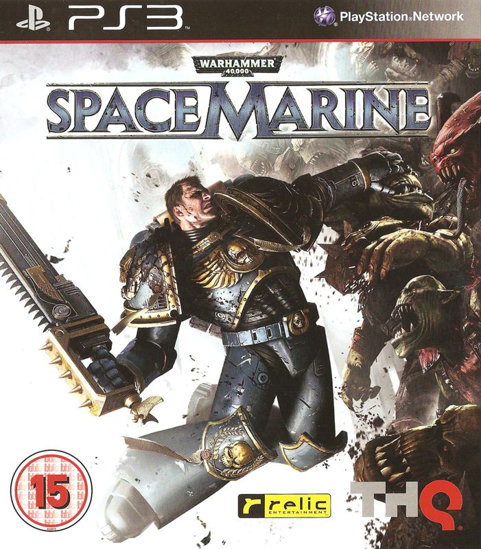 Front Cover for Warhammer 40,000: Space Marine (PlayStation 3) (Bundled with PS 3)