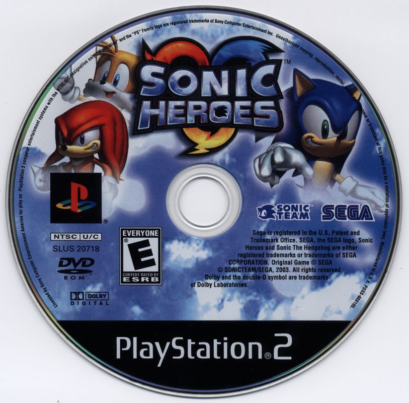 Media for Sonic Heroes (PlayStation 2)