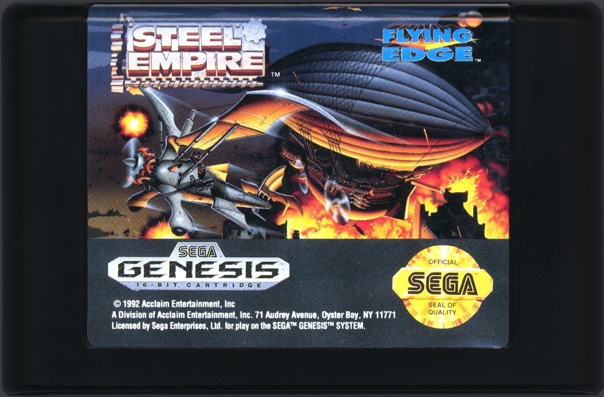 Media for Steel Empire (Genesis)
