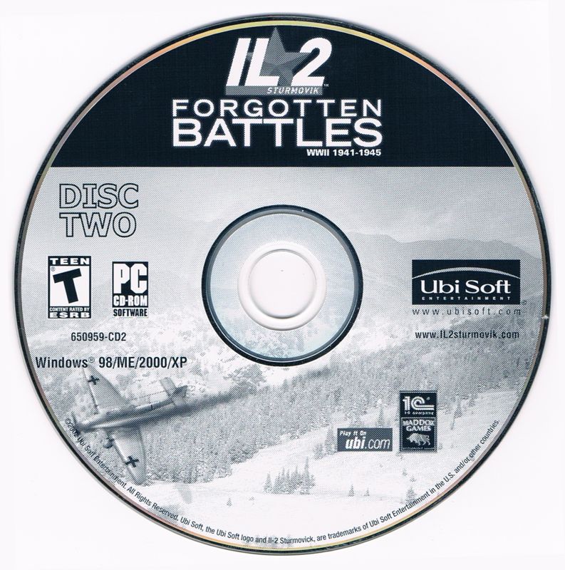 Media for IL-2 Sturmovik: Forgotten Battles (Windows): Disc 2