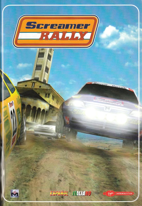 Manual for Screamer Rally (DOS): Front