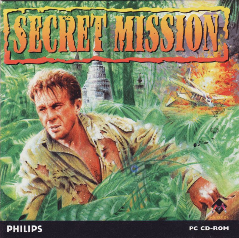 Other for Secret Mission (DOS): Jewel Case - Front