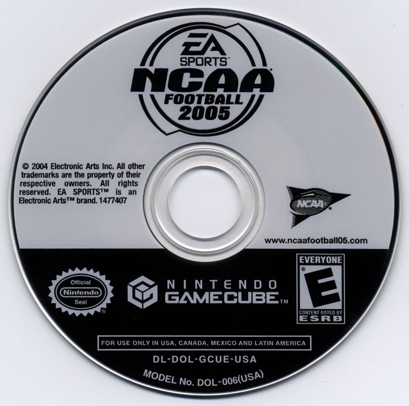 Media for NCAA Football 2005 (GameCube)