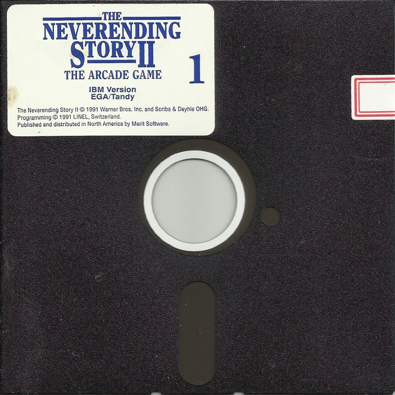 Media for The Neverending Story II: The Arcade Game (DOS) (Dual Media Release): Disk 1/2