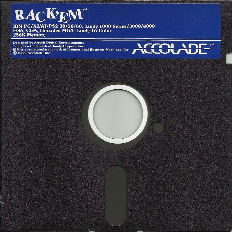 Rack 'Em cover or packaging material MobyGames