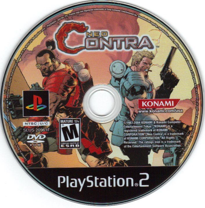 Media for Neo Contra (PlayStation 2)
