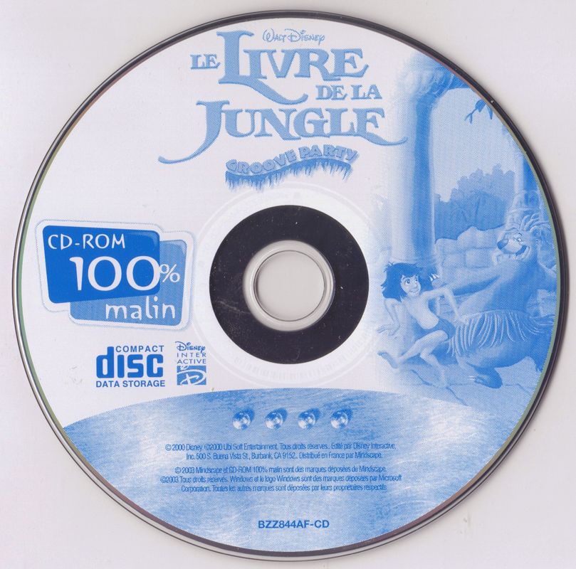 Media for Walt Disney's The Jungle Book: Rhythm n' Groove (Windows) (CD-ROM 100% Malin release (Mindscape 2003))