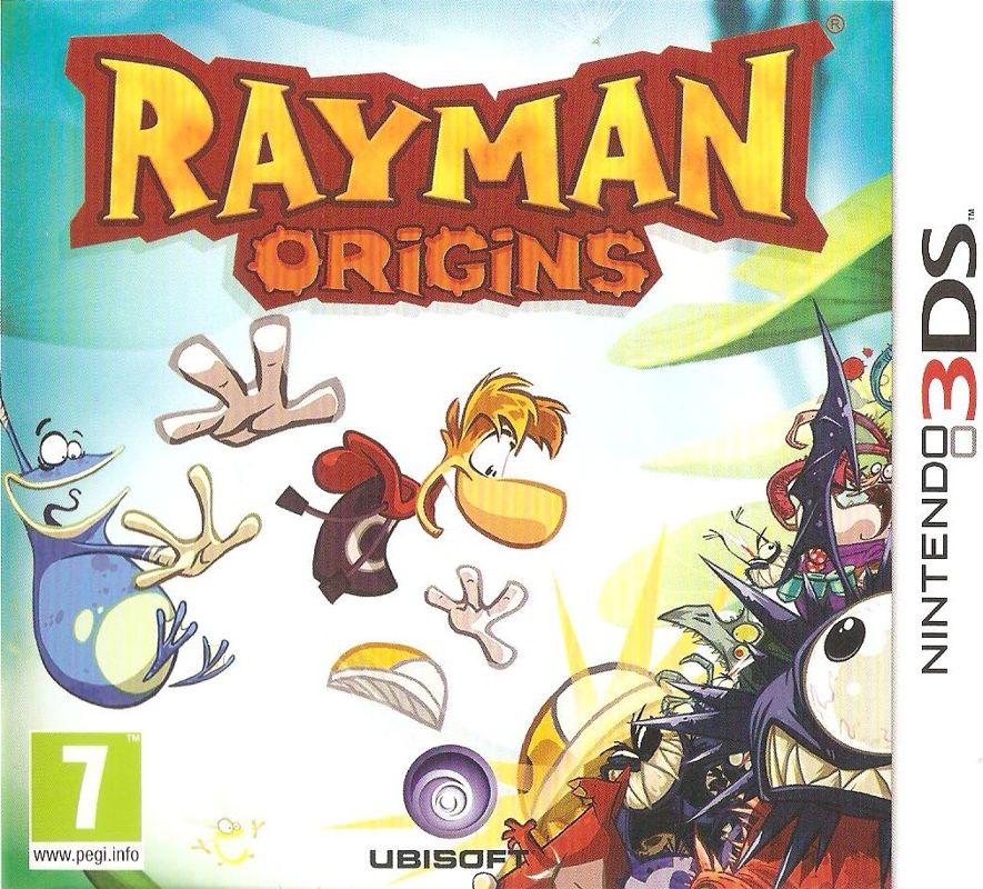 Front Cover for Rayman Origins (Nintendo 3DS)