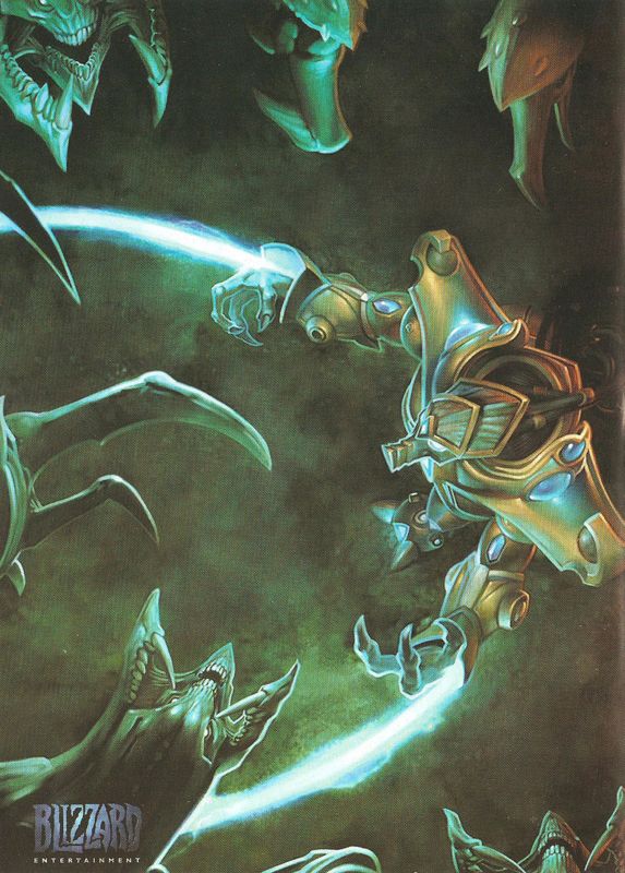 Inside Cover for StarCraft II: Wings of Liberty (Windows): Left