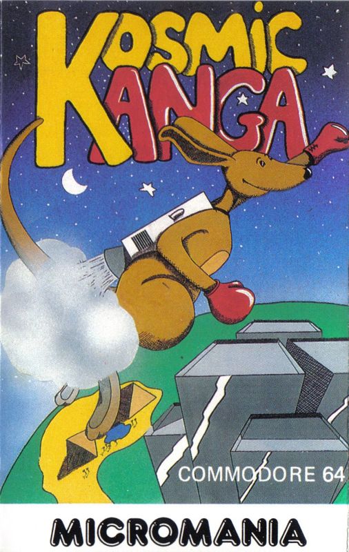 Front Cover for Kosmic Kanga (Commodore 64)