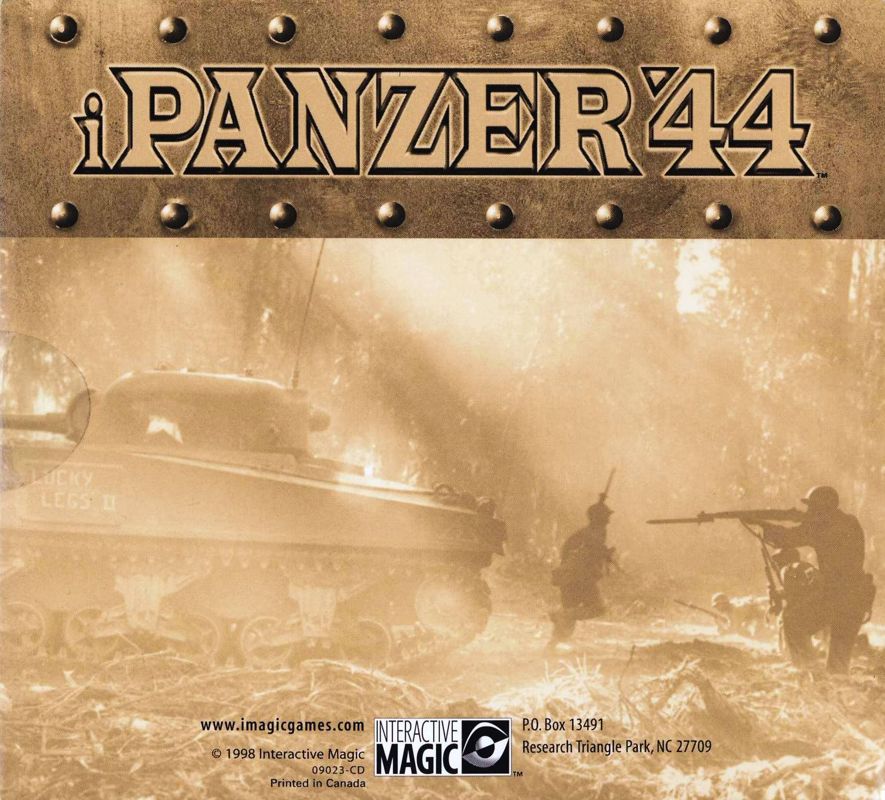 Other for iPanzer '44 (Windows): Cardboard Case - Back