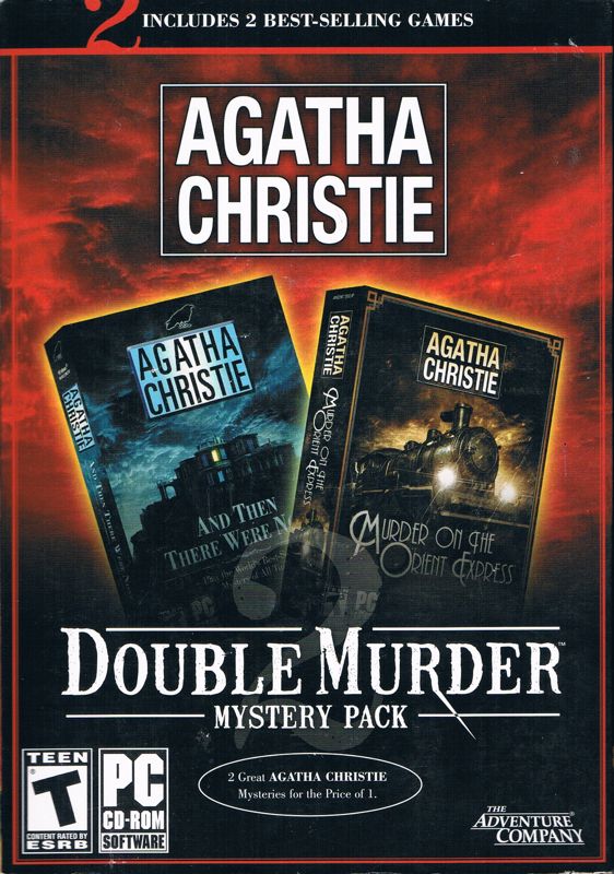 Front Cover for Agatha Christie: Double Murder Mystery Pack (Windows)