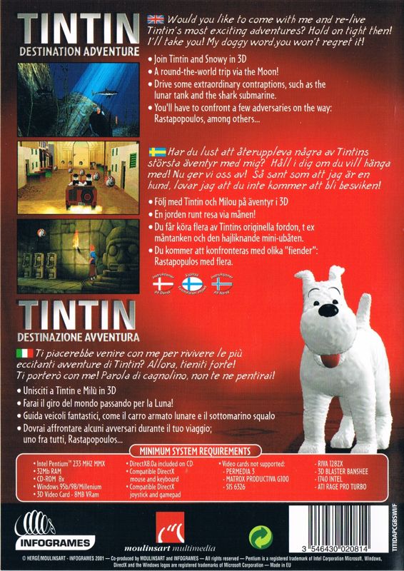 Download Tintin: Destination Adventure (Windows) - My Abandonware
