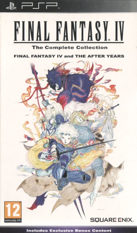 Front Cover for Final Fantasy IV: The Complete Collection (PSP)