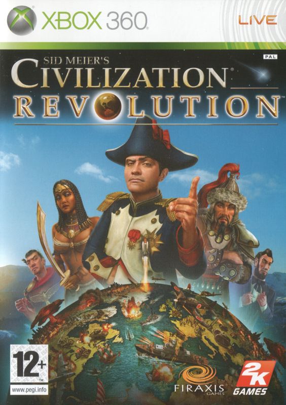 Front Cover for Sid Meier's Civilization: Revolution (Xbox 360) (General European release)