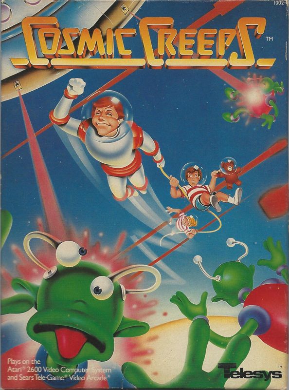 Front Cover for Cosmic Creeps (Atari 2600)