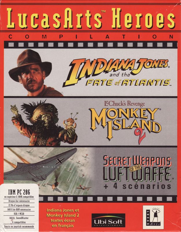 Front Cover for LucasArts Heroes (DOS)