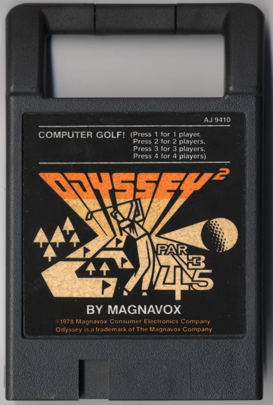 Media for Computer Golf! (Odyssey 2)