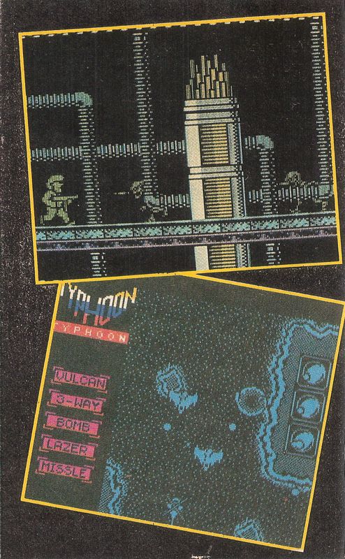 Inside Cover for Deviants (ZX Spectrum) (Cover for self-cutting printed in Sinclair User Magazine #079 (October, 1988))