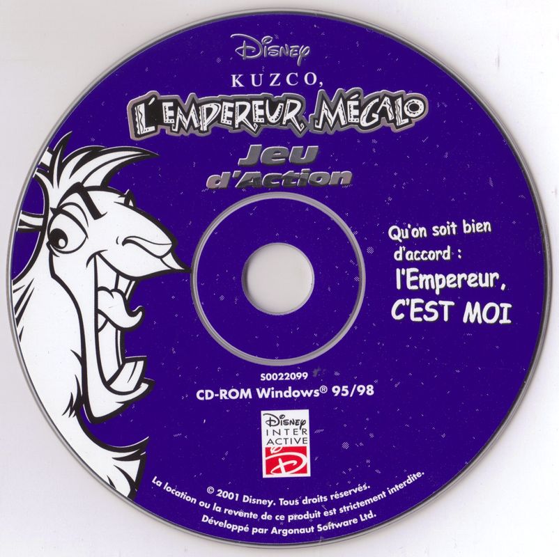 Media for Disney's The Emperor's New Groove (Windows)