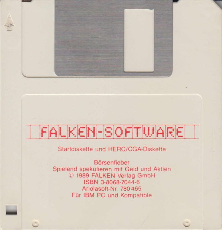 Media for Wall$treet (DOS): CGA Floppy