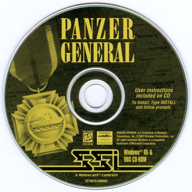 Media for Panzer General (DOS and Windows) (Re-release)