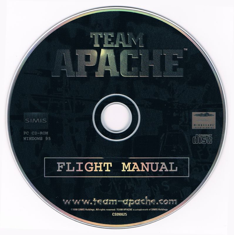 Media for Team Apache (Windows) (Classic Collection release): Manual disc