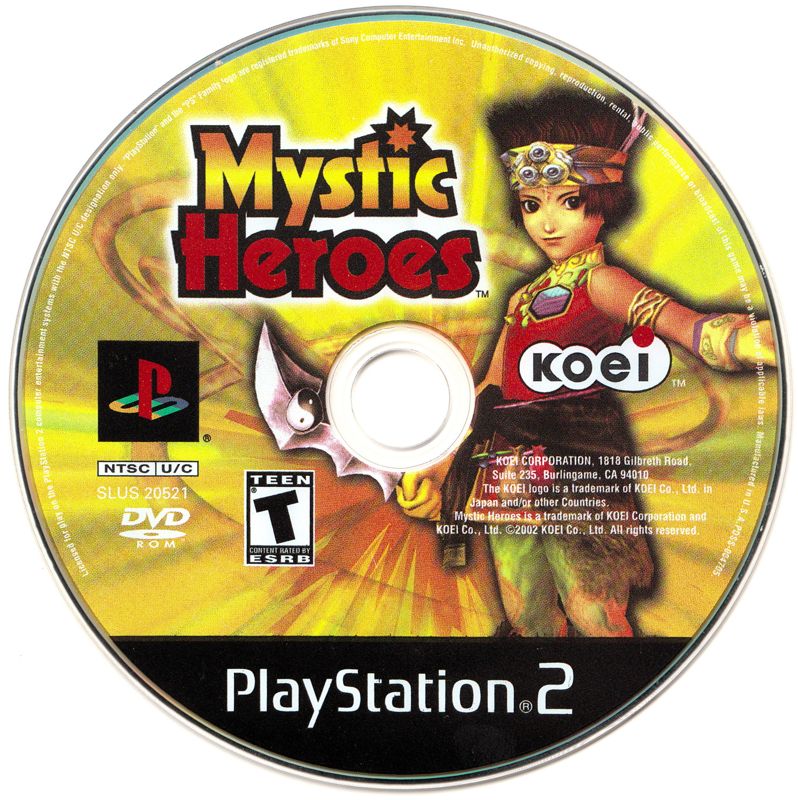 Media for Mystic Heroes (PlayStation 2)
