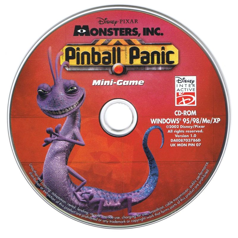 Media for Disney•Pixar's Monsters Inc.: Pinball Panic Mini Game (Windows)