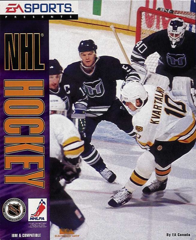 Front Cover for NHL Hockey (DOS)
