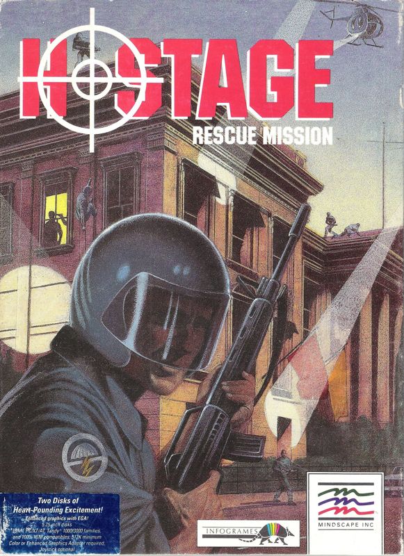 Front Cover for Hostage: Rescue Mission (DOS)