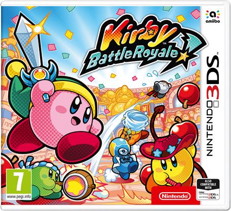 Front Cover for Kirby Battle Royale (Nintendo 3DS) (download release)