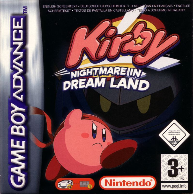 Front Cover for Kirby: Nightmare in Dreamland (Game Boy Advance)