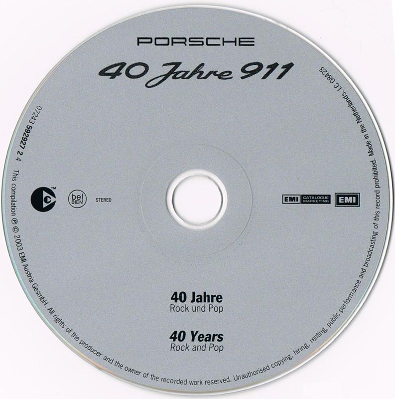 Soundtrack for Need for Speed: Porsche Unleashed (Windows) (40th Anniversary of the Porsche 911 Edition including audio disc)