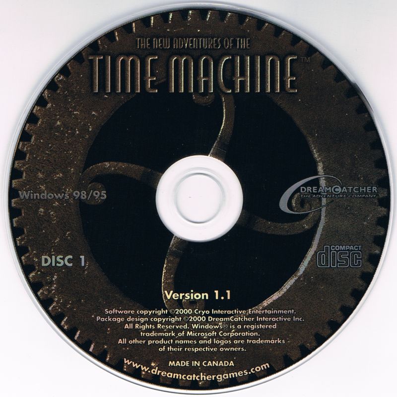 Media for 2 for 1: The Mystery of the Nautilus / The New Adventures of the Time Machine (Windows): The New Adventures of the Time Machine disc 1/2