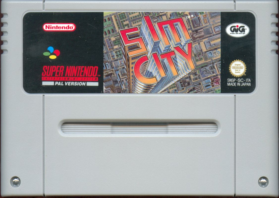 Media for SimCity (SNES)