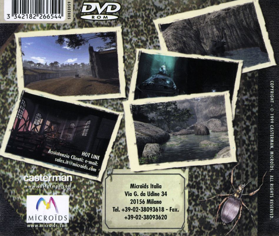 Other for Amerzone: The Explorer's Legacy (Windows) (DVD edition): Jewel Case - Back
