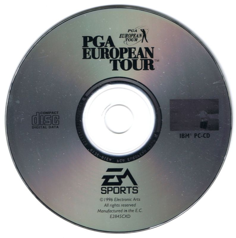 Front Cover for PGA European Tour (DOS) (Electronic Arts Classics release)