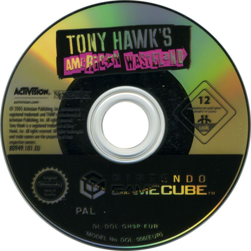 Tony Hawk S American Wasteland Cover Or Packaging Material Mobygames